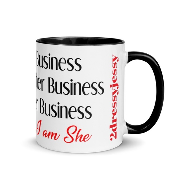 Custom “I am SHE” Graphic Mug-Black - Picture 8 of 9